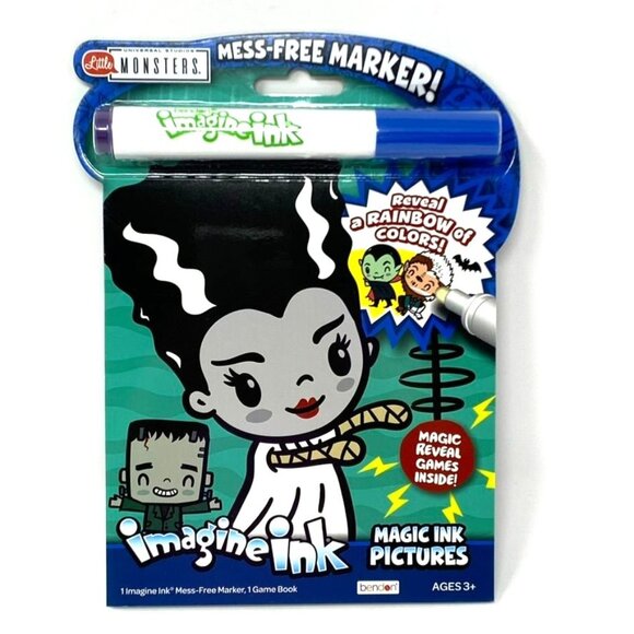 Imagine Ink Books 2 Pack Universal Monsters & PAW Patrol Halloween Activity - Picture 6 of 14